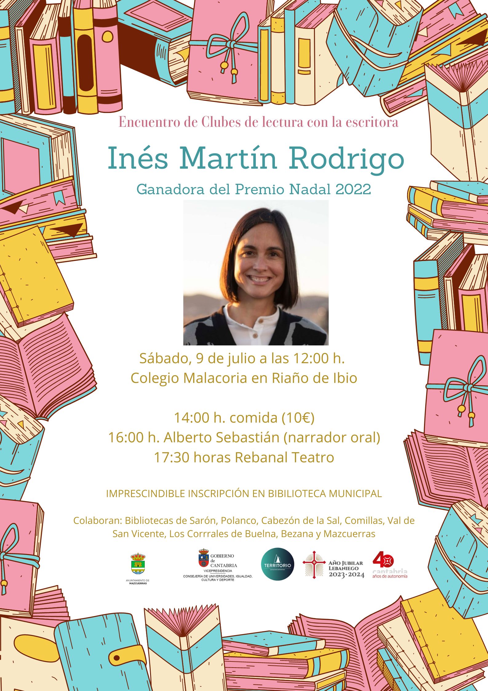 ENCUENTRO DE CLUBES DE LECTURA CON LA ESCRITORA  INES MARTIN RODRIGO